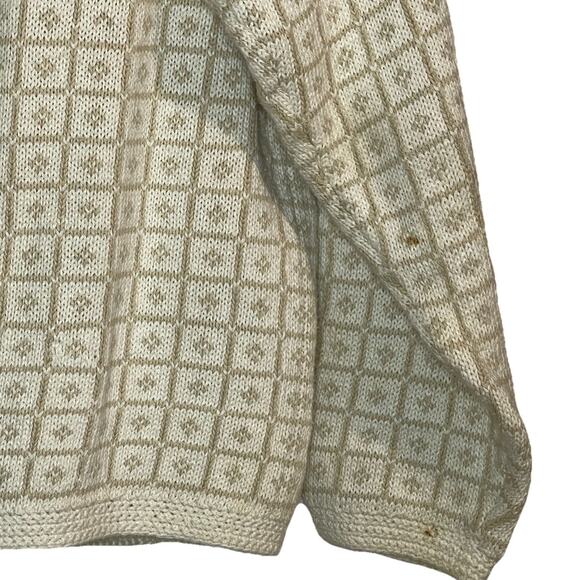 Signature Northern Isles Petites Cardigan Women Petite Large Embroidered Cream - Picture 7 of 9